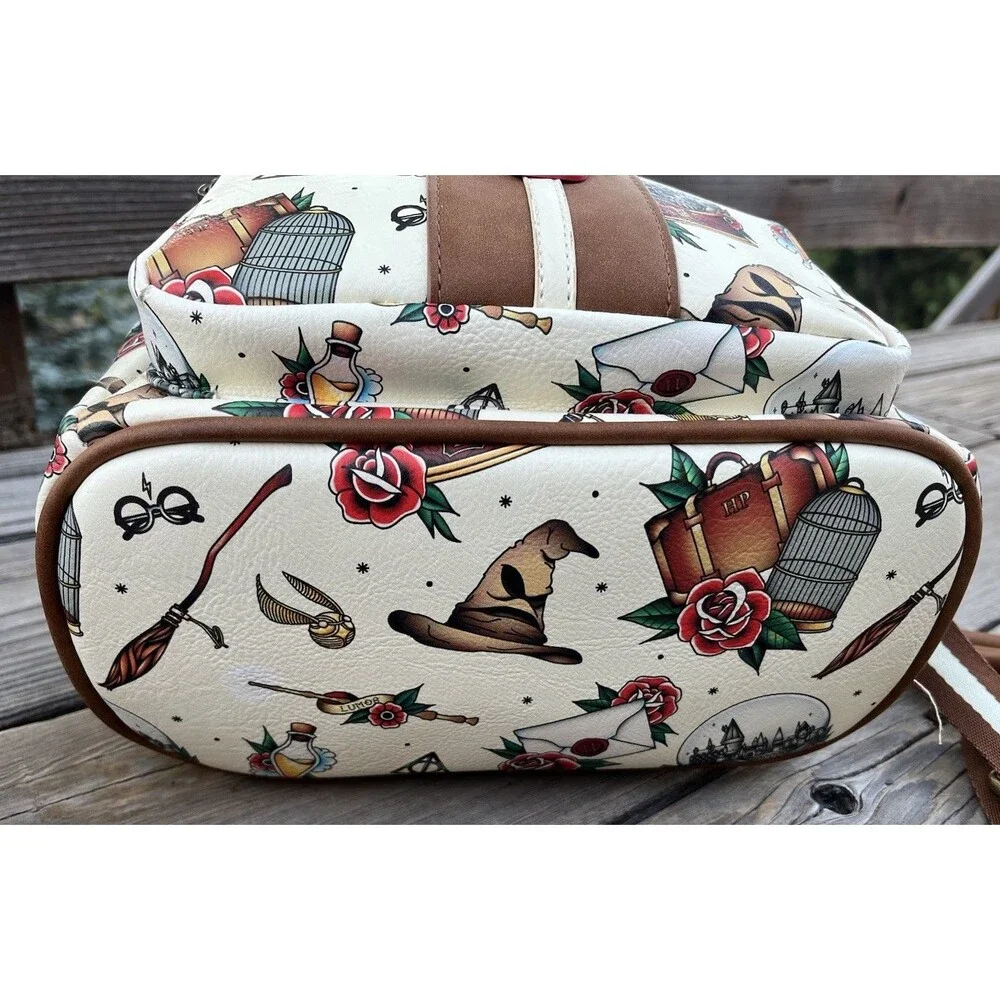 Loungefly Harry Potter Tattoo Art Mini Backpack Bag
